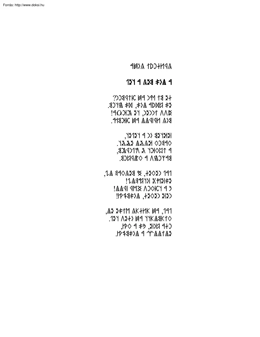 Gárdonyi Géza - A légy meg a tej, rovásírással