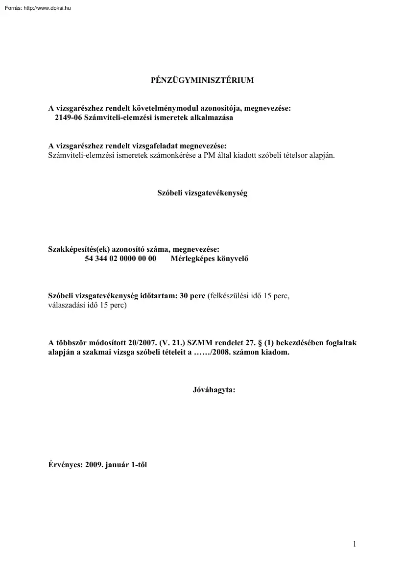 Mérlegképes könyvelő kidolgozott számvitel és elemzés szóbeli tételsor