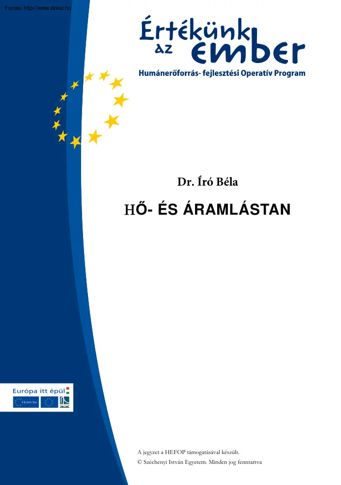 Dr. Író Béla - Hő és áramlástan