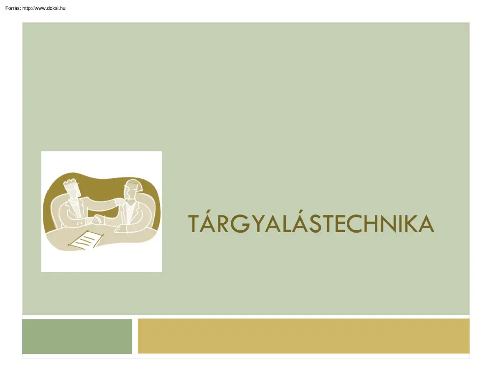 Tárgyalástechnika