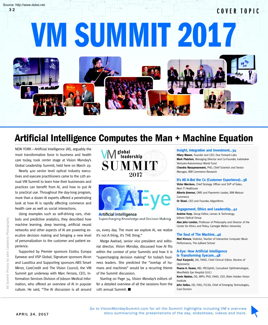 Artificial Intelligence Computes the Man, Machine Equation, VM Summit