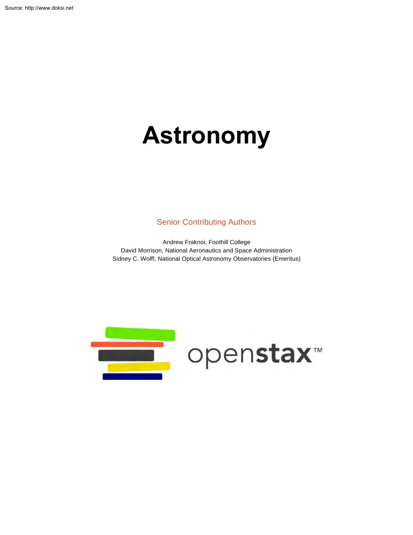 Fraknoi-College - Astronomy