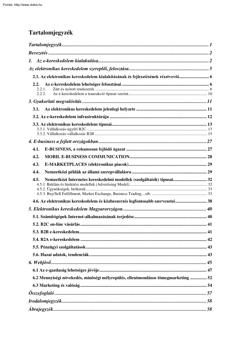 E-business szakdolgozat, 2003