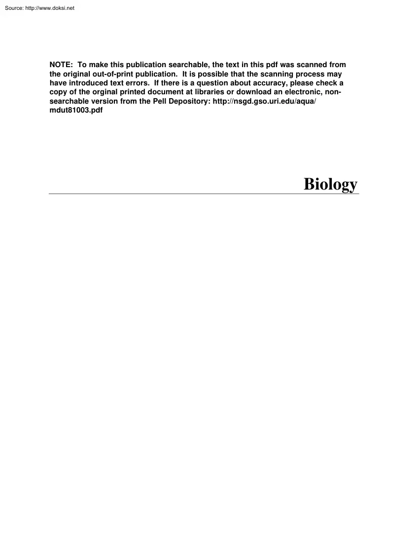 Biology
