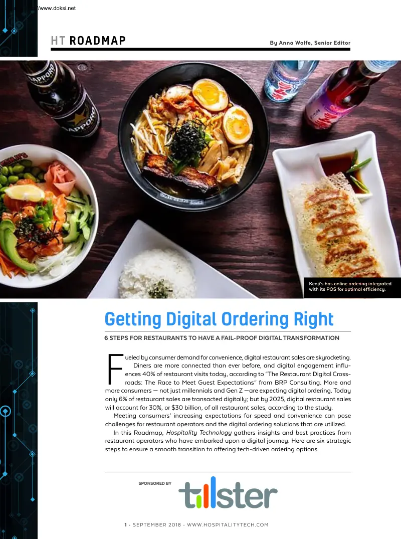 Getting Digital Ordering Right, 6 Steps for Restaurants to have a Fail-proof Digital Transformation