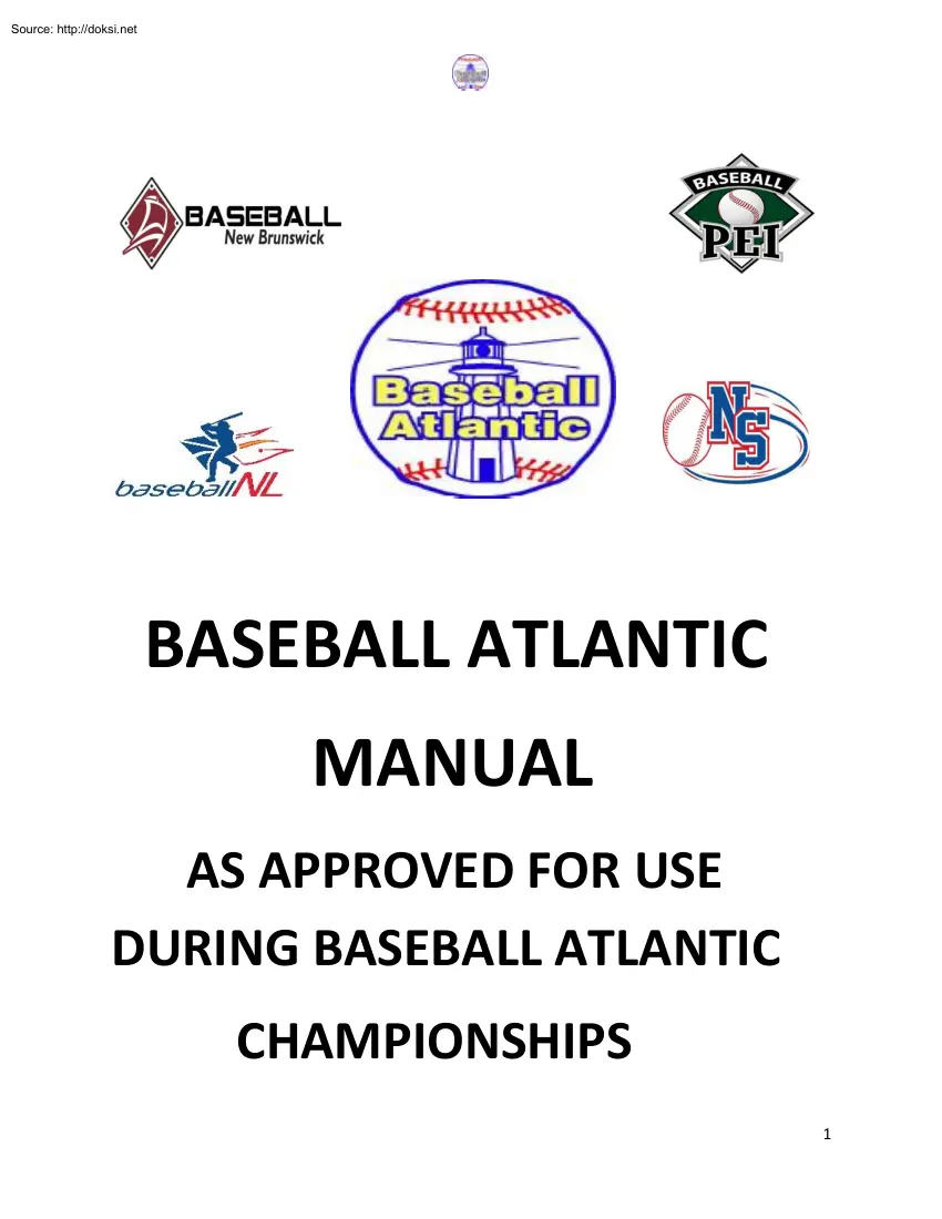 Baseball Atlantic Manual