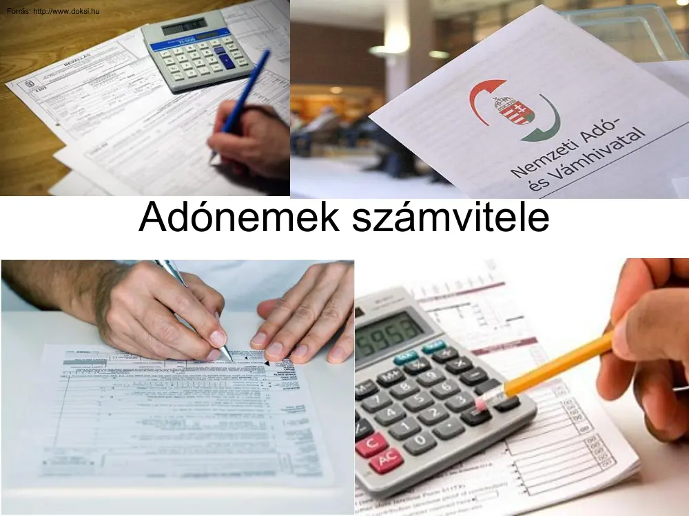 Adónemek számvitele