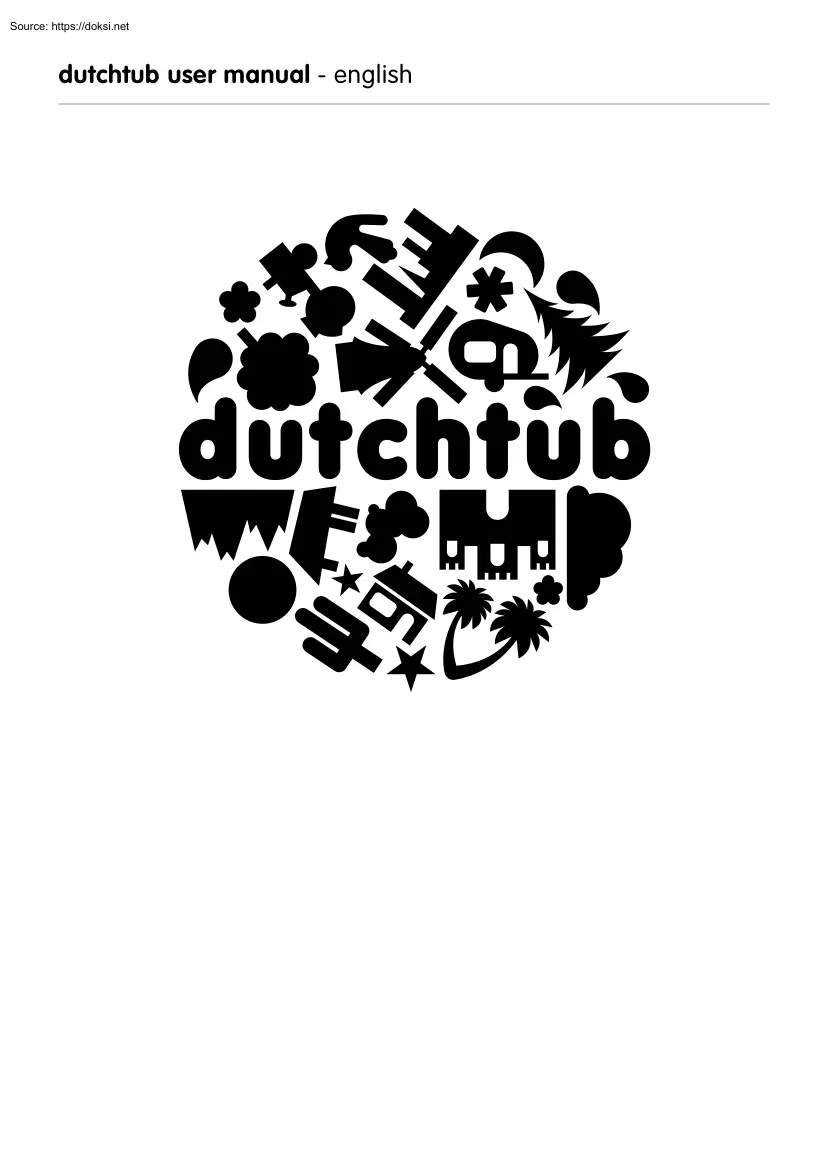 Dutchtub User Manual
