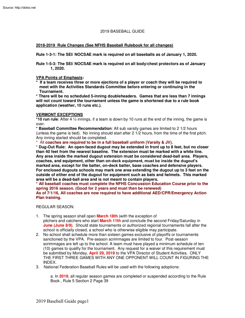 Baseball Guide