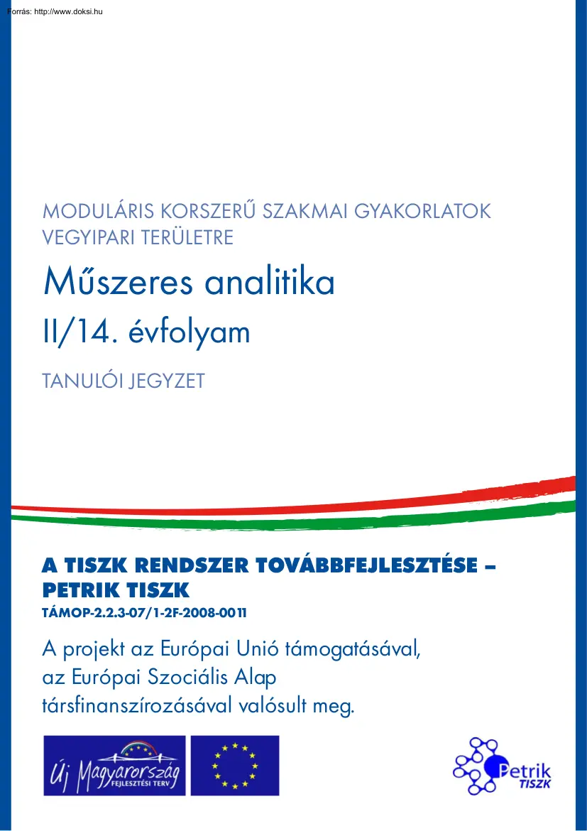 Műszeres analitika