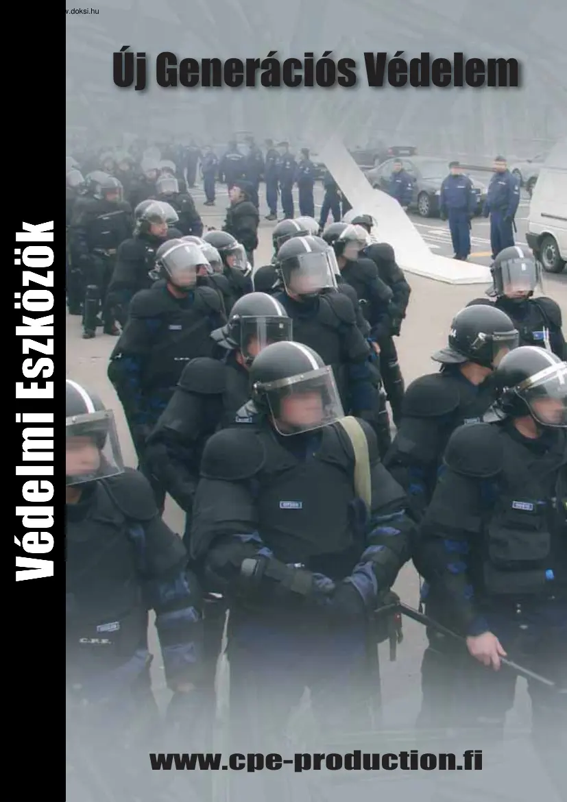 Új generációs védelem, lövedékálló, tömegoszlató, és gyakorló felszerelések