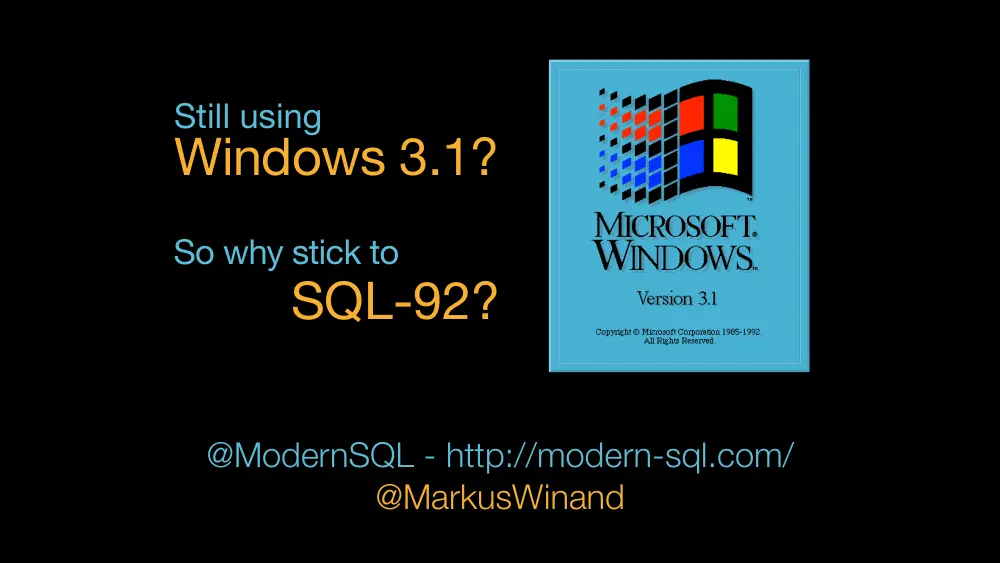 Markus Winand - ModernSQL