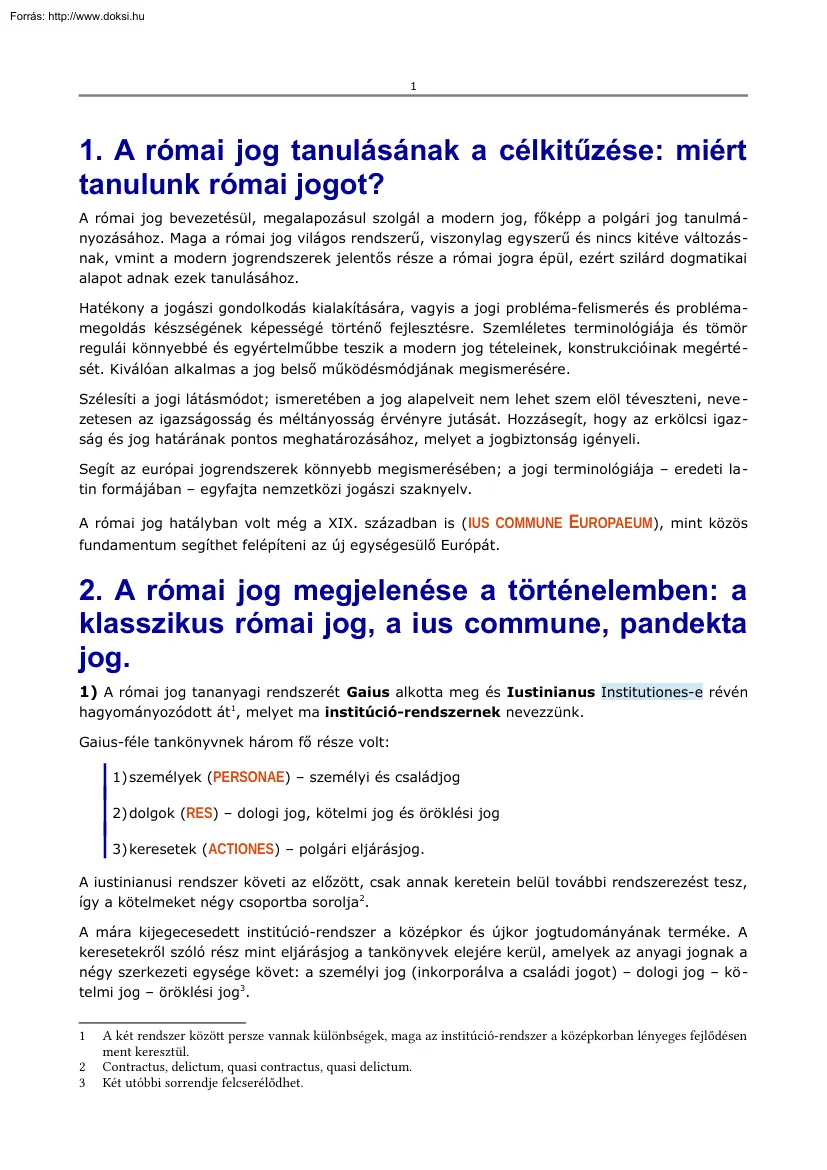 Németh Zoltán - Római jog