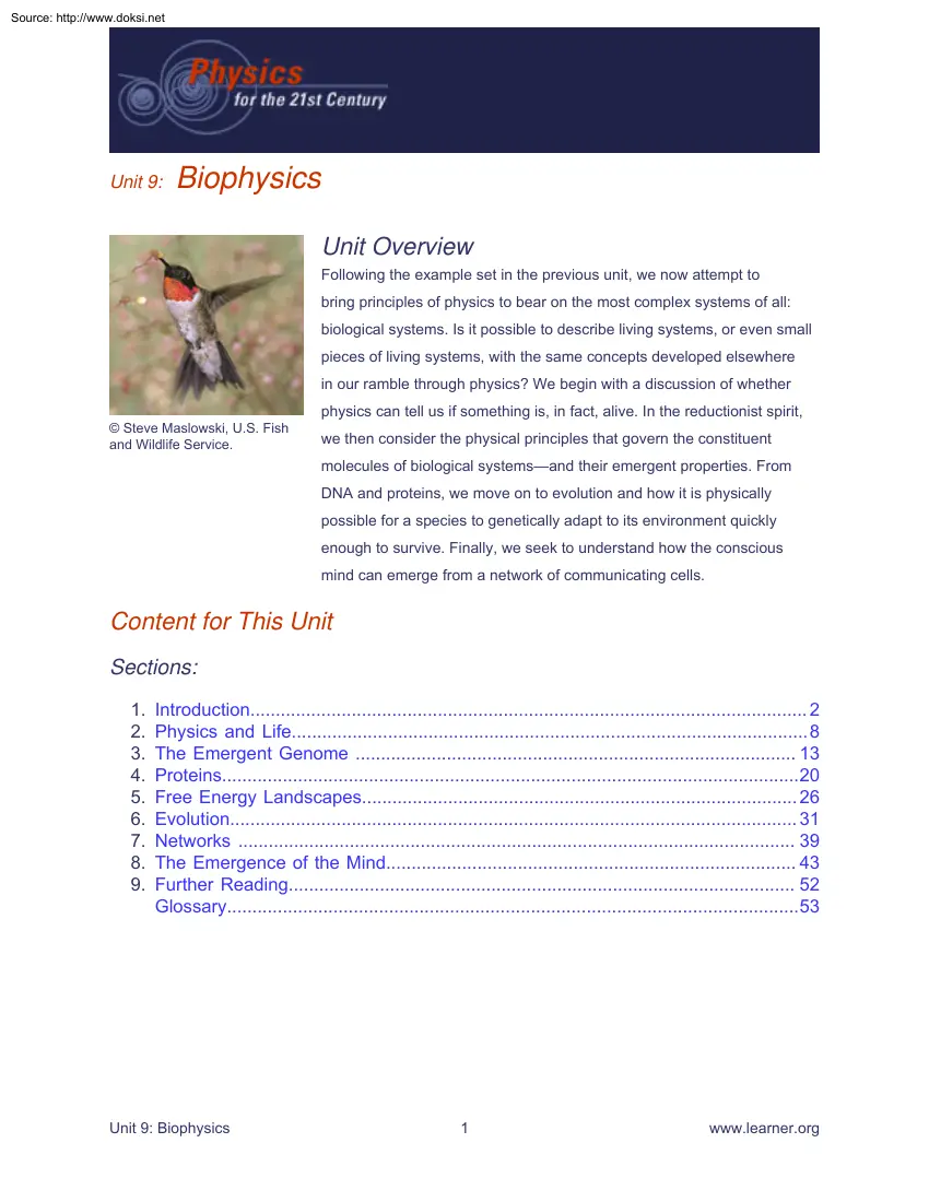 Biophysics