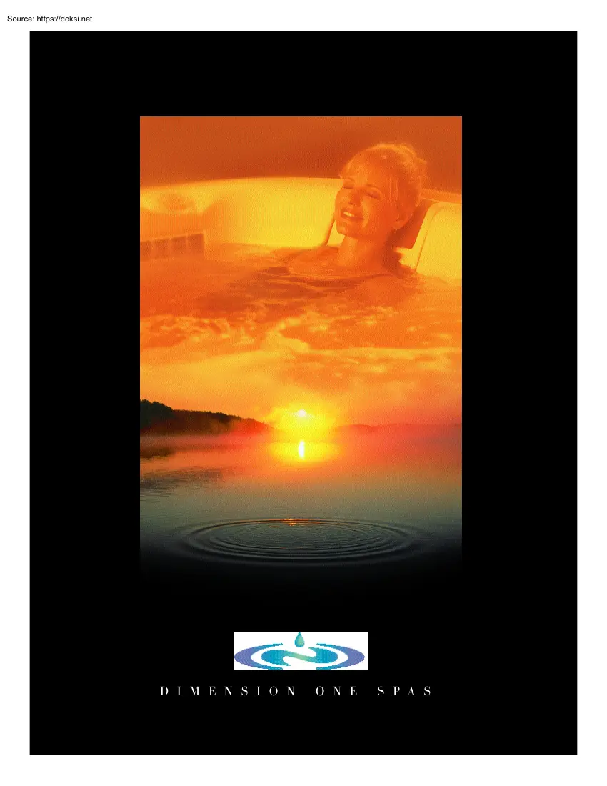 Owners Manual, Dimension One Spas