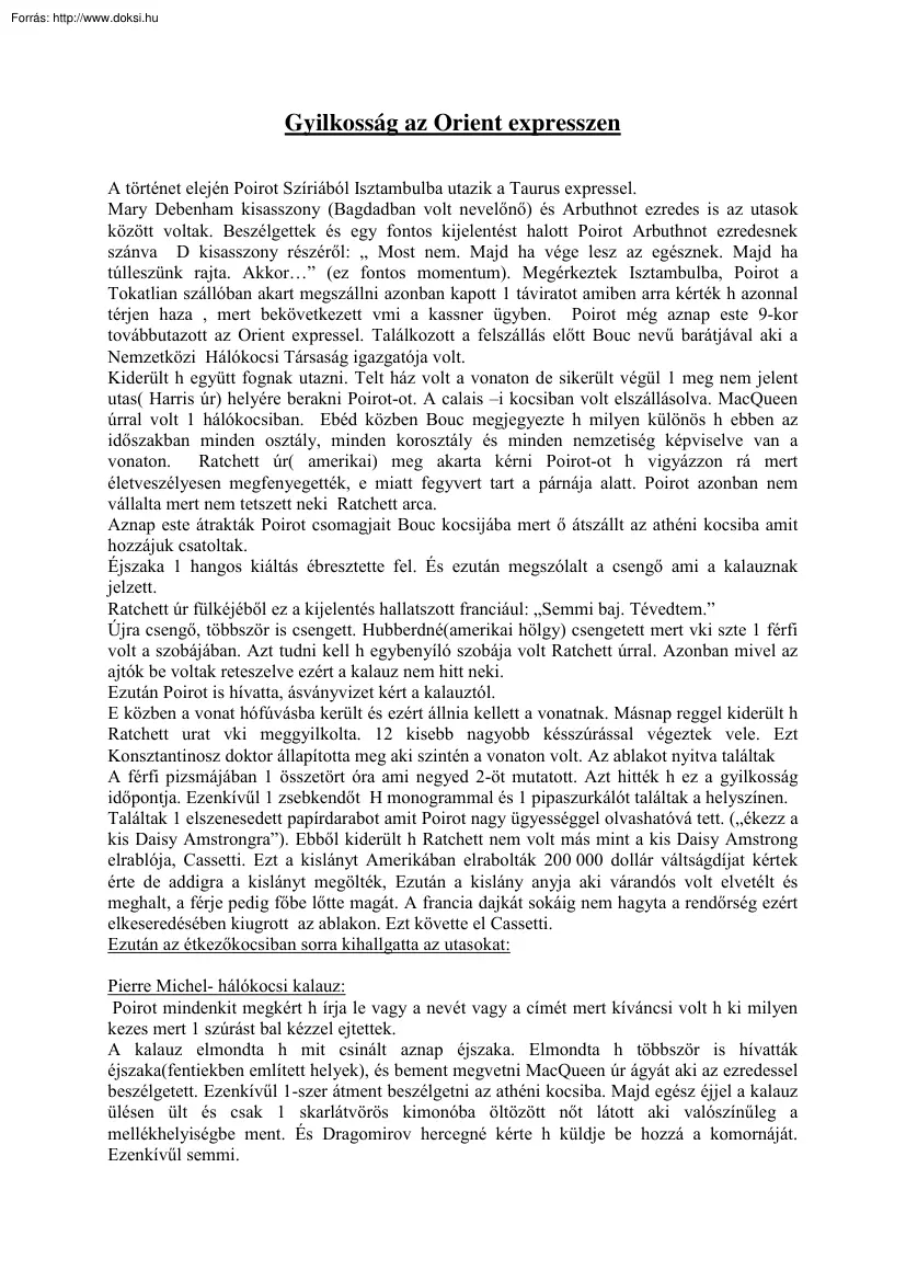 Gyilkosság az Orient expresszen