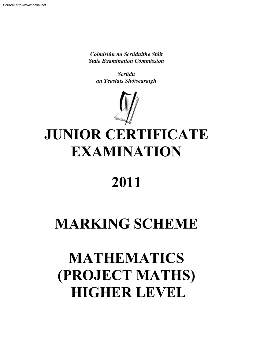 Junior Certificate Examination