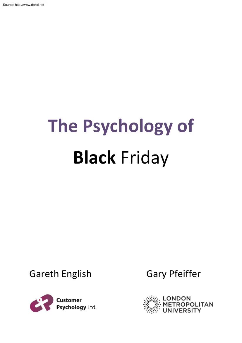 English-Pfeiffer - The Psychology of Black Friday