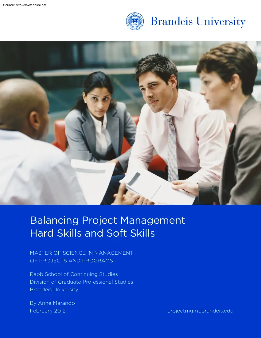 Anne Marando - Balancing Project Management Hard Skills and Soft Skills