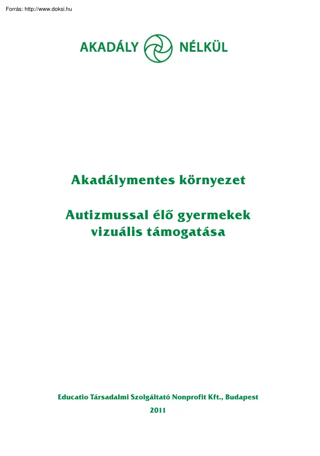 Rácz Zsuzsanna - Autizmussal élő gyermekek vizuális támogatása