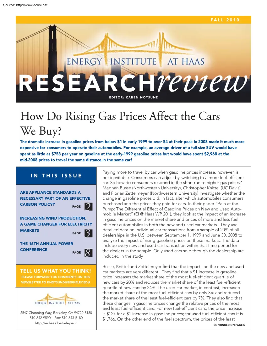 How Do Rising Gas Prices Affect the Cars We Buy