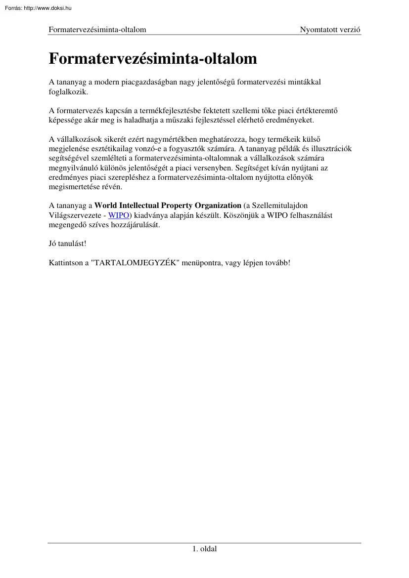 Formatervezésiminta-oltalom