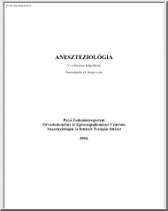 Dr. Bogár Lajos - Aneszteziológia