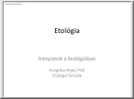 Pongrácz Péter - Etológia