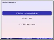 Viharos László - Véletlen a