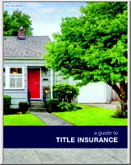 A Guide to Title Insurance