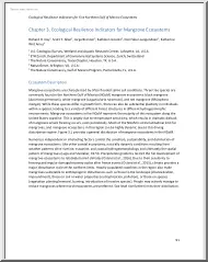 Ecological Resilience Indicators for Mangrove Ecosystems