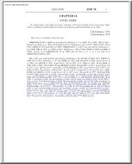 Civil Code, Chapter 16