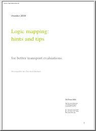 Dr Dione Hills - Logic mapping, Hints and Tips
