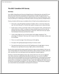 The 2017 Canadian UFO Survey