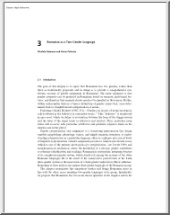 Bateman-Polinsky - Romanian as a Two-Gender Language