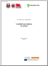 Dr. Farkas-Móger - Vasmetallurgia