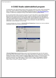 A Case Studio adatmodellező program