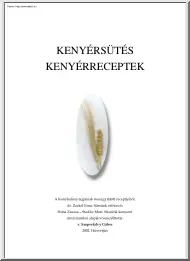 Szepesfalvy Gábor - Kenyérsütés, receptek