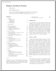 William Bialek - Biophysics, Searching