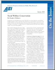 Douglas J. Besharov - Social Welfare Conservatism