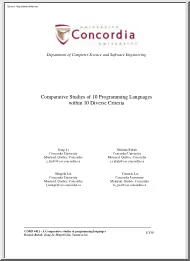Li-Rabah-Liu - Comparative Studies of 10 Programming Languages within 10 Diverse Criteria