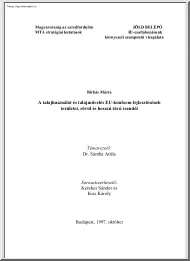 Birkás Márta - A talajhasználat és talajművelés EU-konform fejlesztésének területei, rövid és hosszú távú teendői