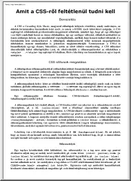 Fodor Orsolya - Amit a CSS-ről