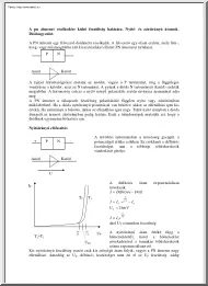 A pn átmenet viselkedése külső feszültség hatására, nyitó és záróirányú áramok