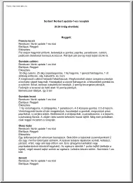 Update 1-es receptek