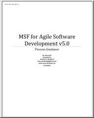 MSF for agile software development, Process guidance
