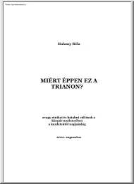 Halassy Béla - Miért éppen ez a