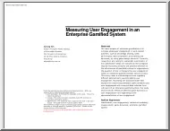 Ayoung Suh - Measuring User Engagement in an Enterprise Gamified System