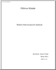 Jánosi Tamás - Modern
