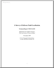 Wong-Debroy - A Survey of Software Fault Localization